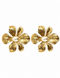 ARETES FLOR DORADO
