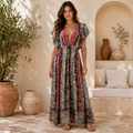 VESTIDO MAXI BOHO PAISLEY