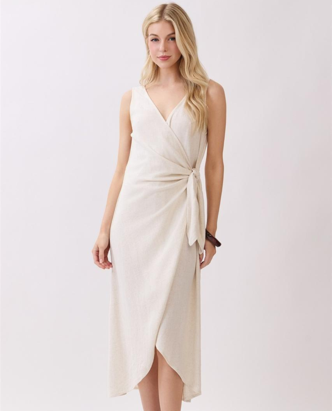 VESTIDO RECOGIDO EN CINTURA