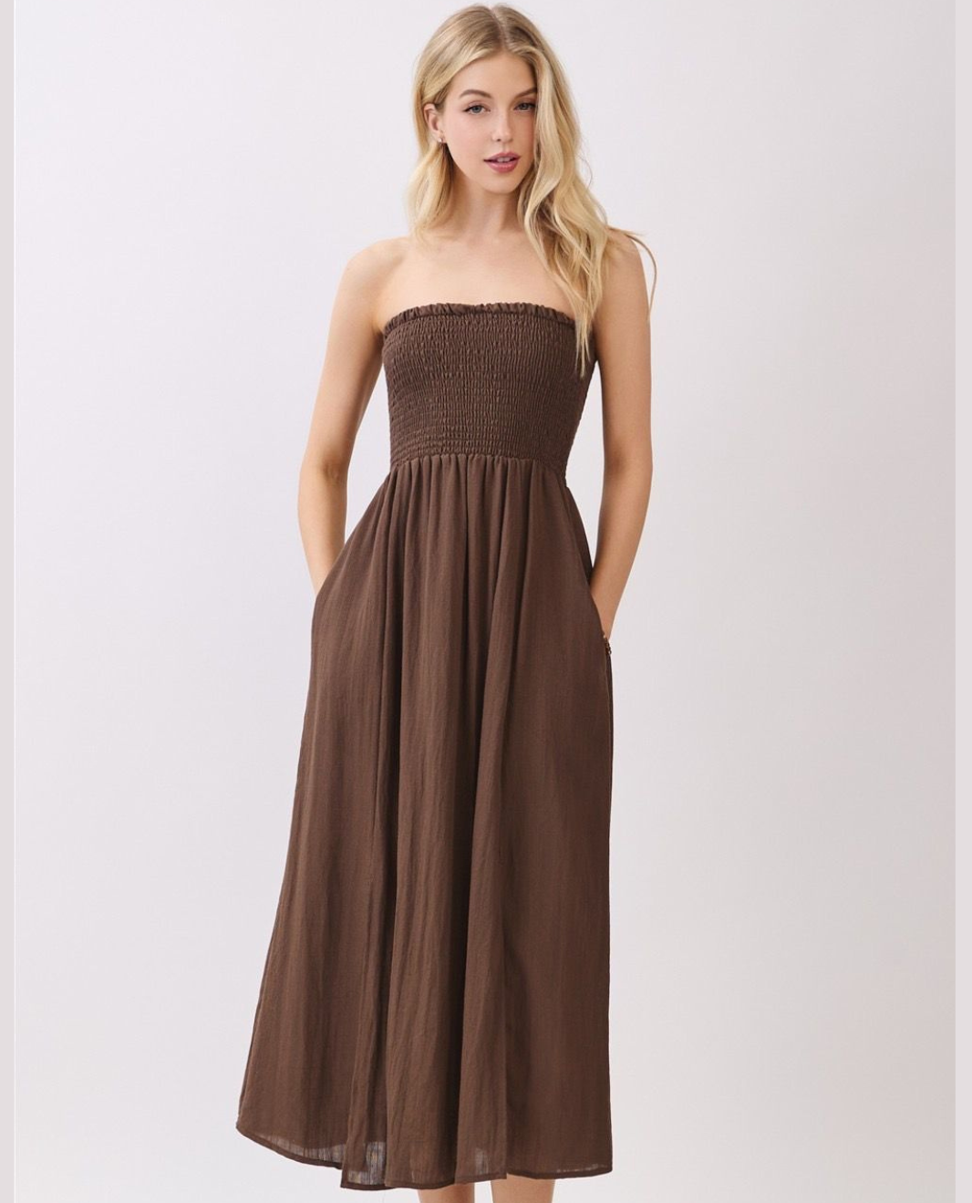 VESTIDO FINAL CAFÉ S