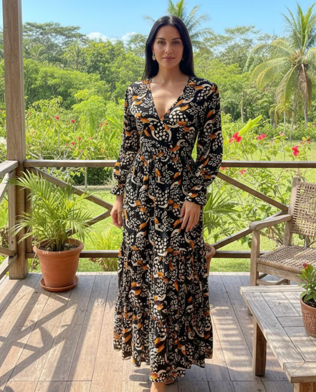 VESTIDO LARGO HINDÚ
