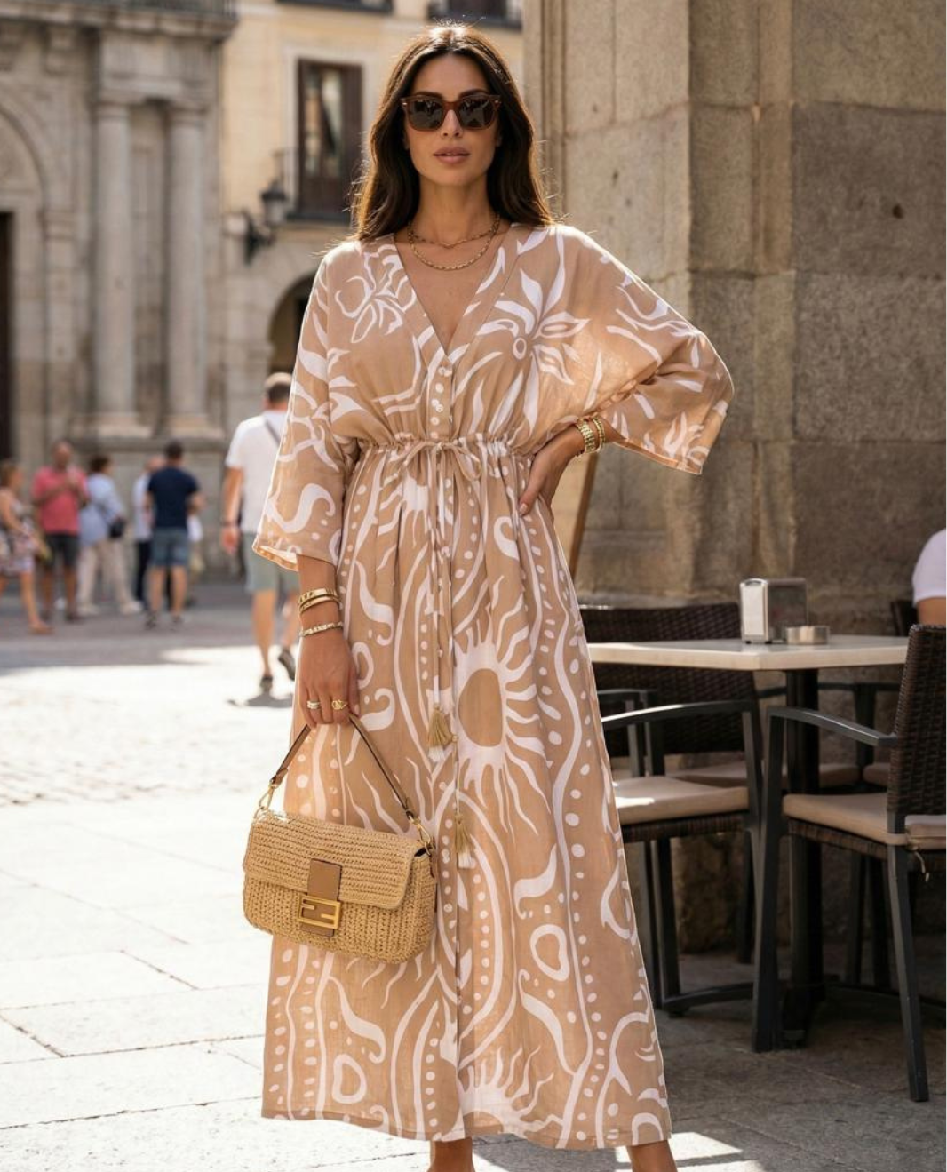VESTIDO BOTONES