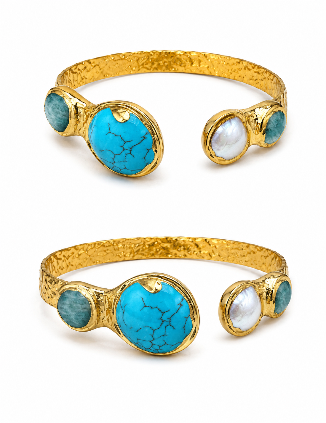 PULSERA PERLA & TURQUESA