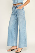 PANTALON DENIM CELESTE