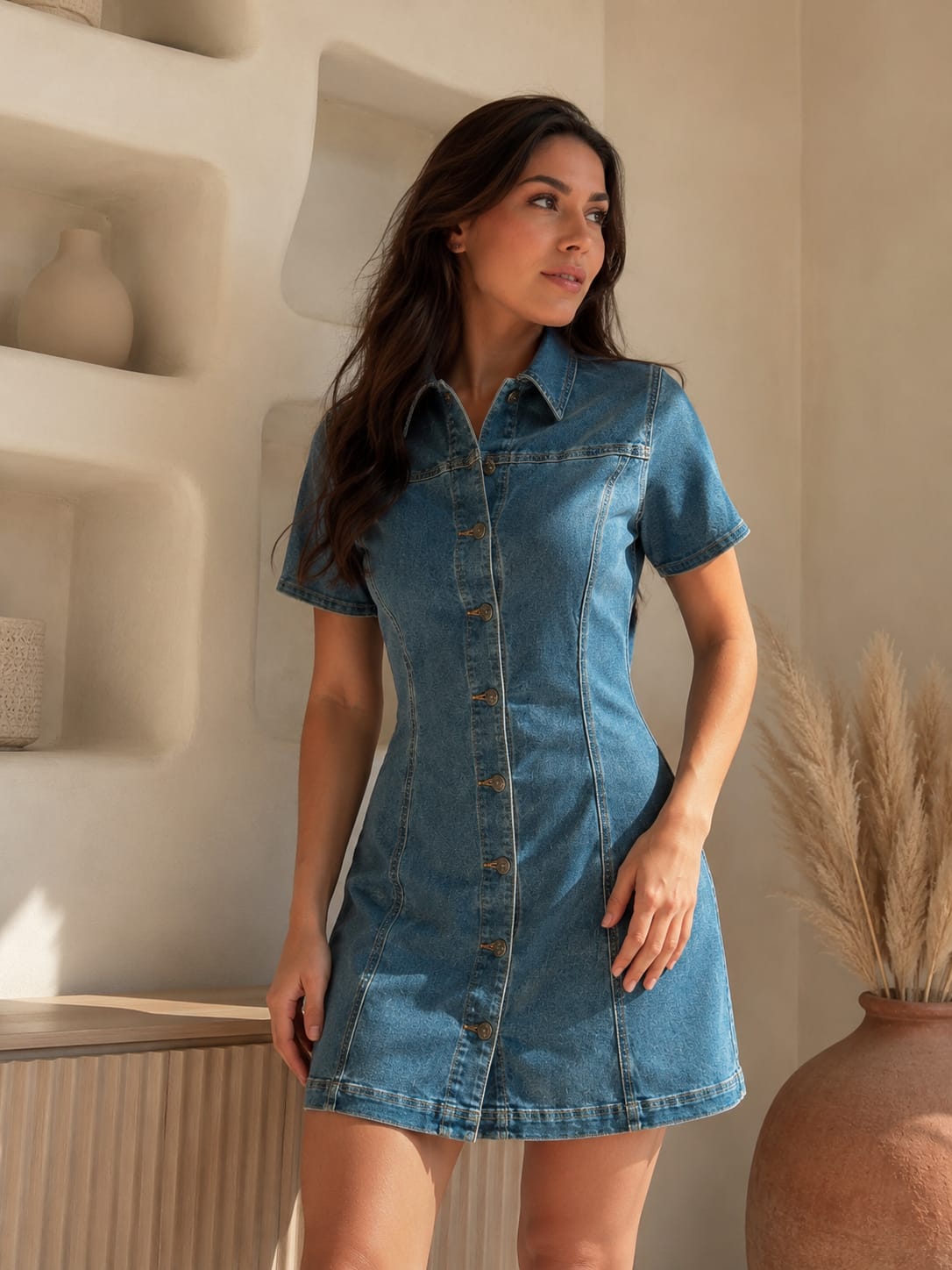 VESTIDO DE MESZCLILLA