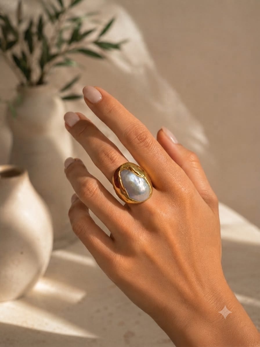 ANILLA DE FANTASIA PERLA
