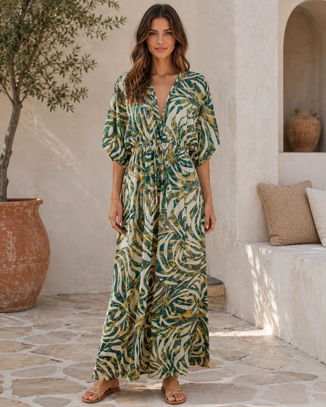 VESTIDO MÁXI SELVA