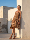 VESTIDO ARENA DORADA