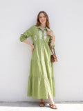 VESTIDO VERDE AURORA