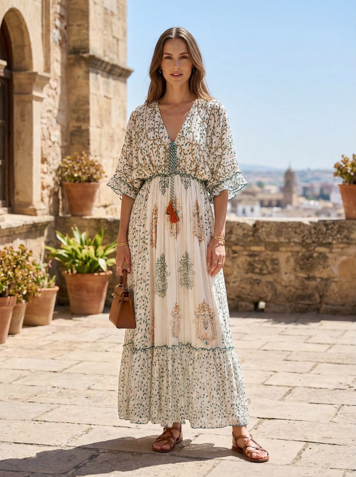 VESTIDO LUZ DE OLIVO