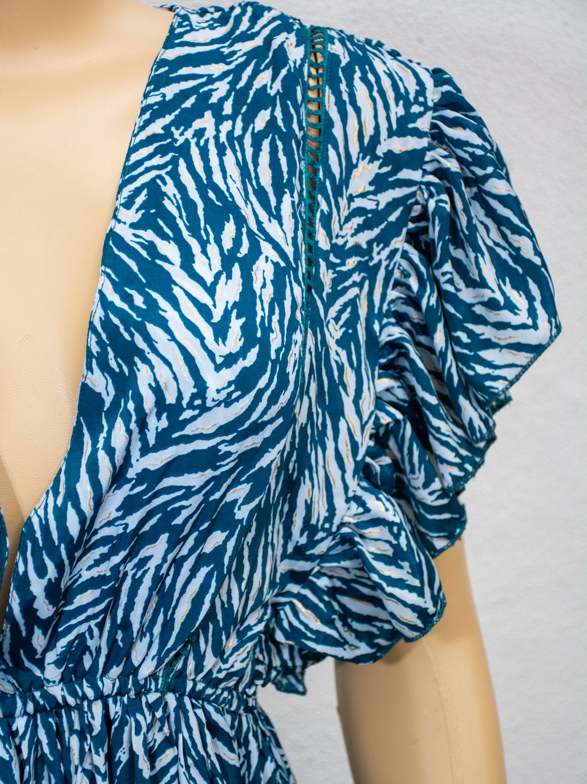 VESTIDO MAXI OCEAN ZEBRA