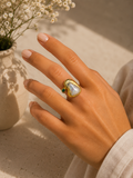 ANILLO DE PERLA & CHISPA