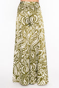 PANTALON CALIS FP70324 ESTAMPADO CON TONOS VERDES S